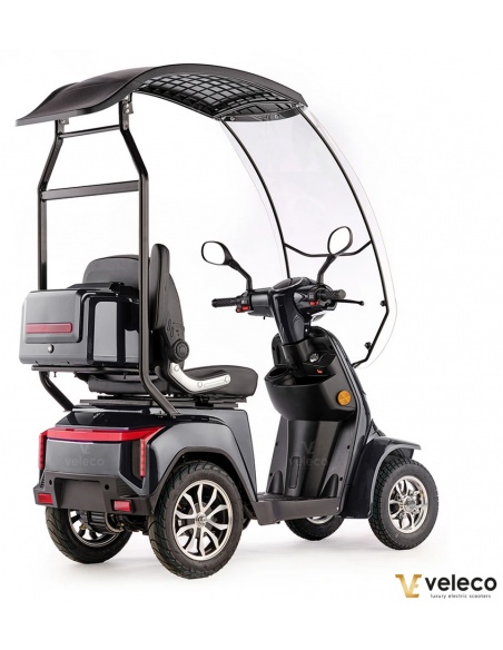 Veleco Gravis con techo de vidrio, scooter para PMR, personas mayores y personas con discapacidad - Imagen 3