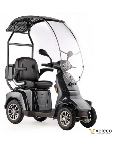 Veleco Gravis con techo de vidrio, scooter para PMR, personas mayores y personas con discapacidad - Imagen 7