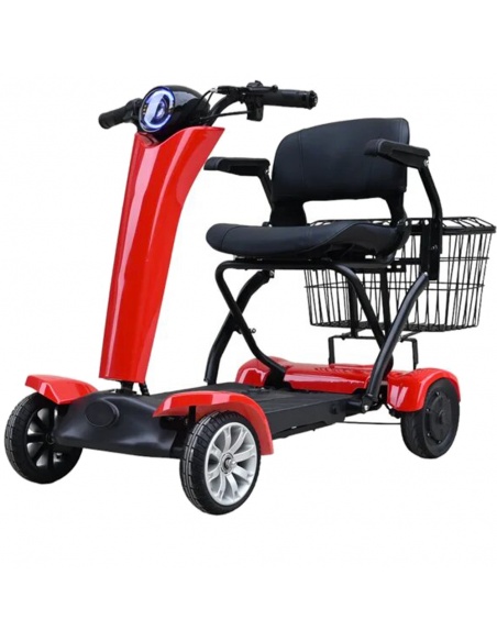 VOYA scooter eléctrico 4 ruedas 500 vatios plegable con mando a distancia para persona mayor - Imagen 2