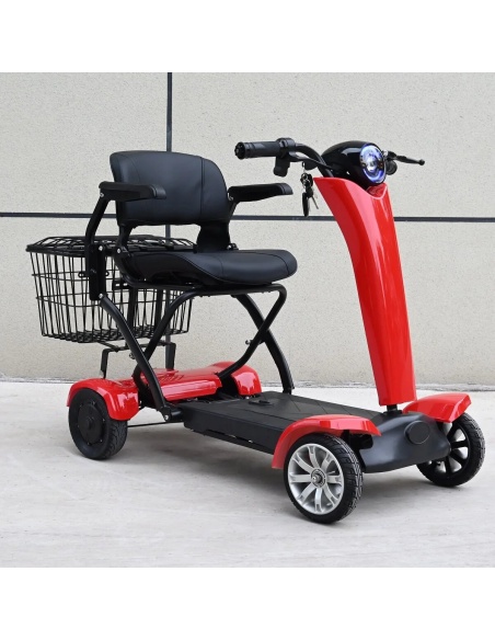 VOYA scooter eléctrico 4 ruedas 500 vatios plegable con mando a distancia para persona mayor - Imagen 16