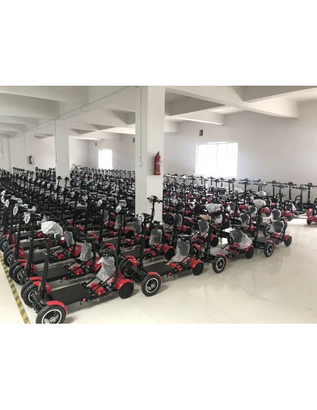VOYA scooter eléctrico 4 ruedas 500 vatios plegable con mando a distancia para persona mayor - Imagen 22