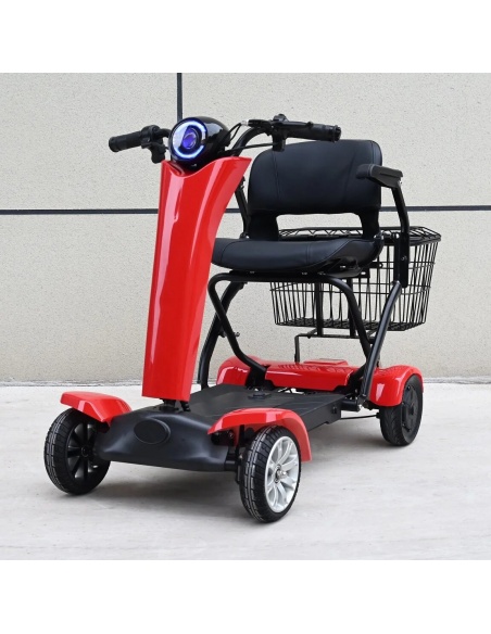 VOYA scooter eléctrico 4 ruedas 500 vatios plegable con mando a distancia para persona mayor - Imagen 4
