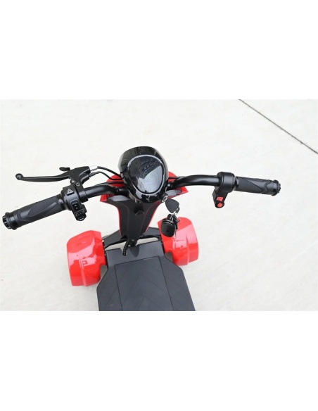 VOYA scooter eléctrico 4 ruedas 500 vatios plegable con mando a distancia para persona mayor - Imagen 5