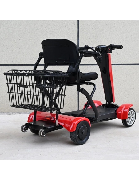 VOYA scooter eléctrico 4 ruedas 500 vatios plegable con mando a distancia para persona mayor - Imagen 7