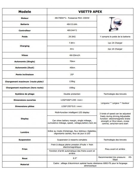 Vsett 9 APEX 48V 15,6Ah (batería extraíble) - Imagen 18
